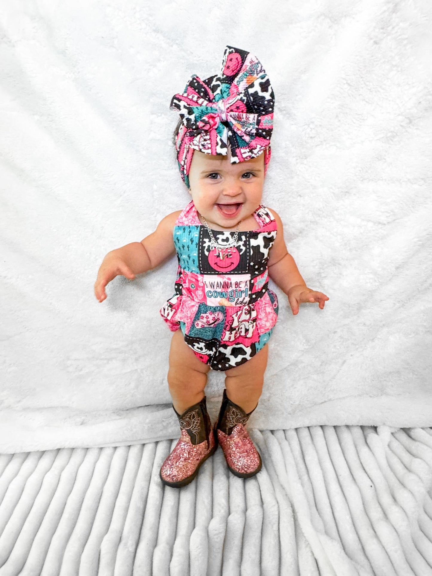 Cowgirl Halter Romper