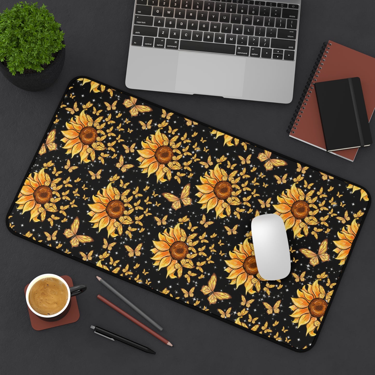Sunflower Garden Desk Mat