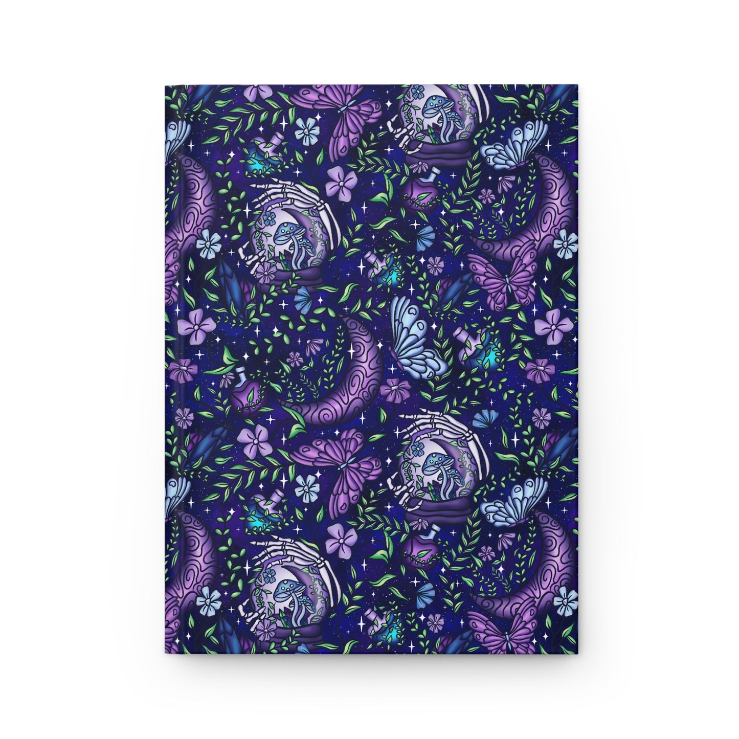 Whimsical Floral Hardcover Journal