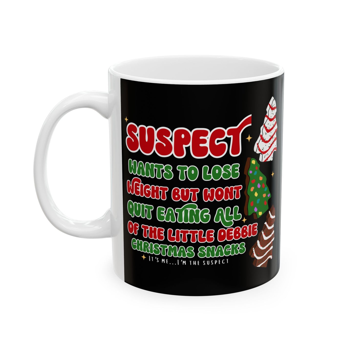 Funny Christmas Mug, Holiday Gift, Coffee Cup, Ceramic Cup, Gift for Him/Her, Humor Mug, Festive Drinkware