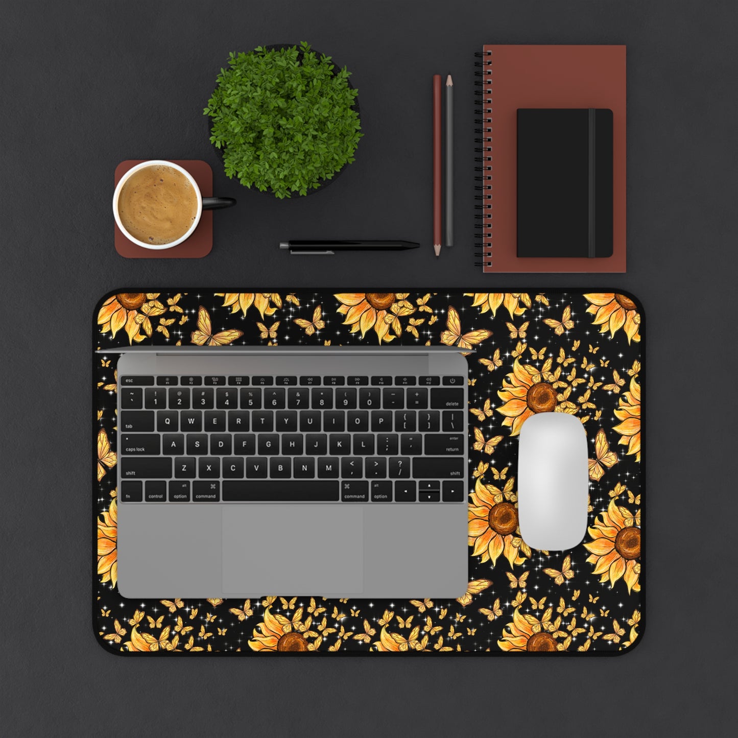 Sunflower Garden Desk Mat