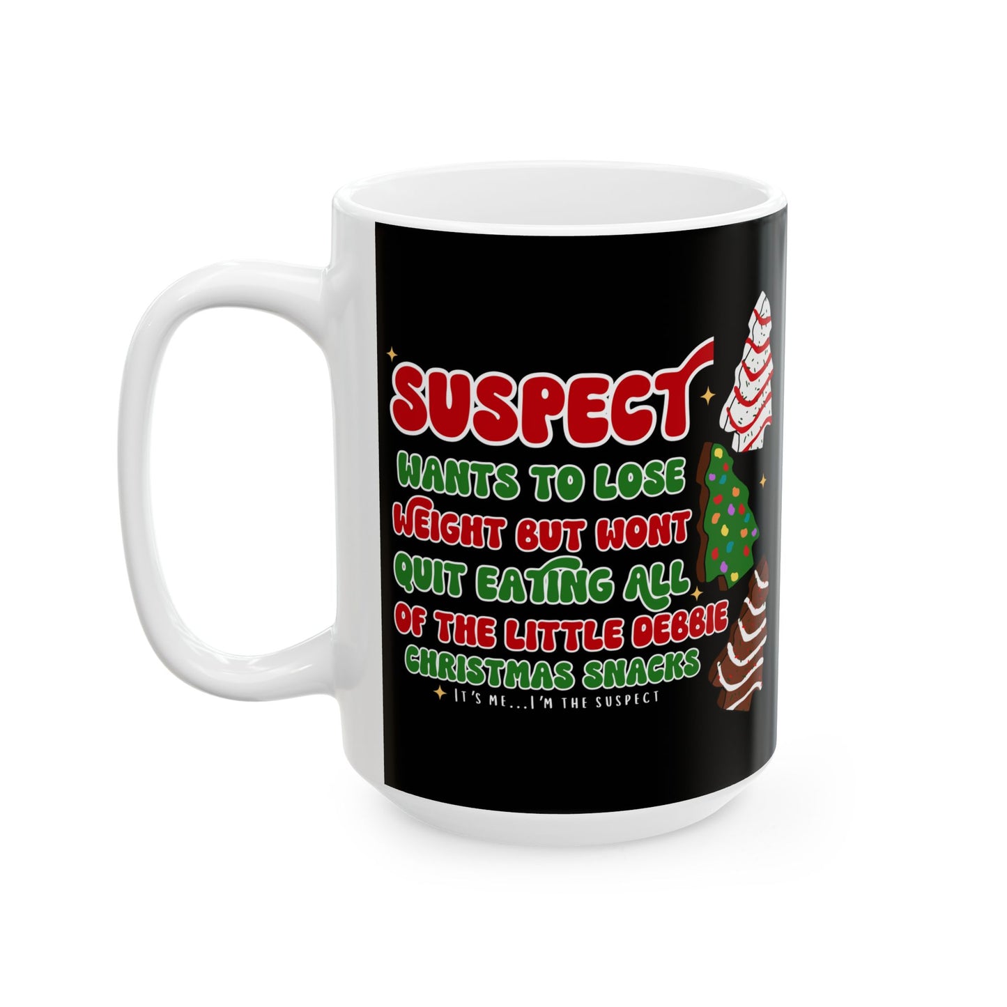 Funny Christmas Mug, Holiday Gift, Coffee Cup, Ceramic Cup, Gift for Him/Her, Humor Mug, Festive Drinkware