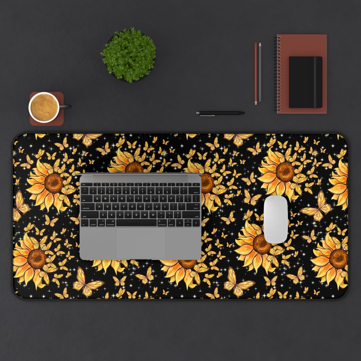 Sunflower Garden Desk Mat