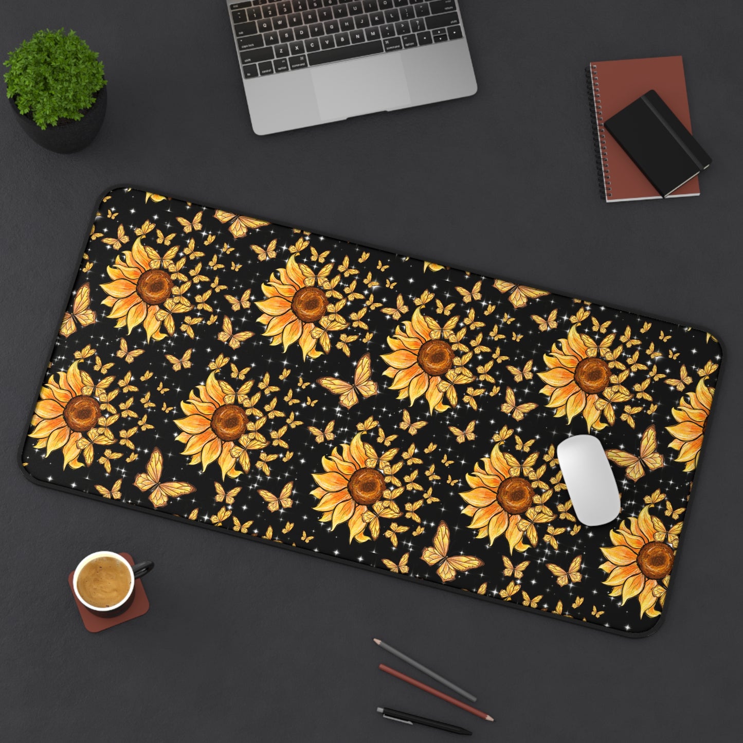 Sunflower Garden Desk Mat