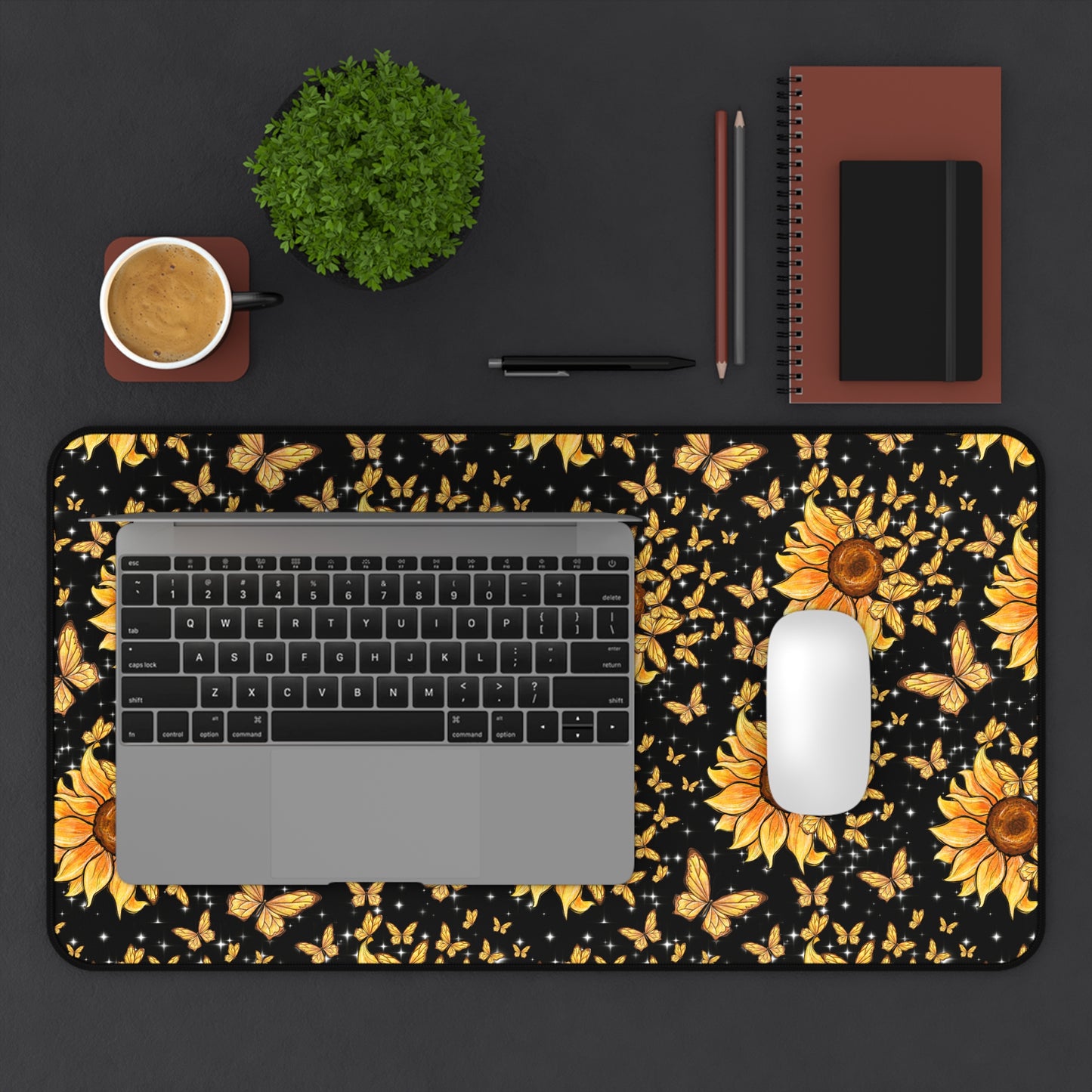 Sunflower Garden Desk Mat