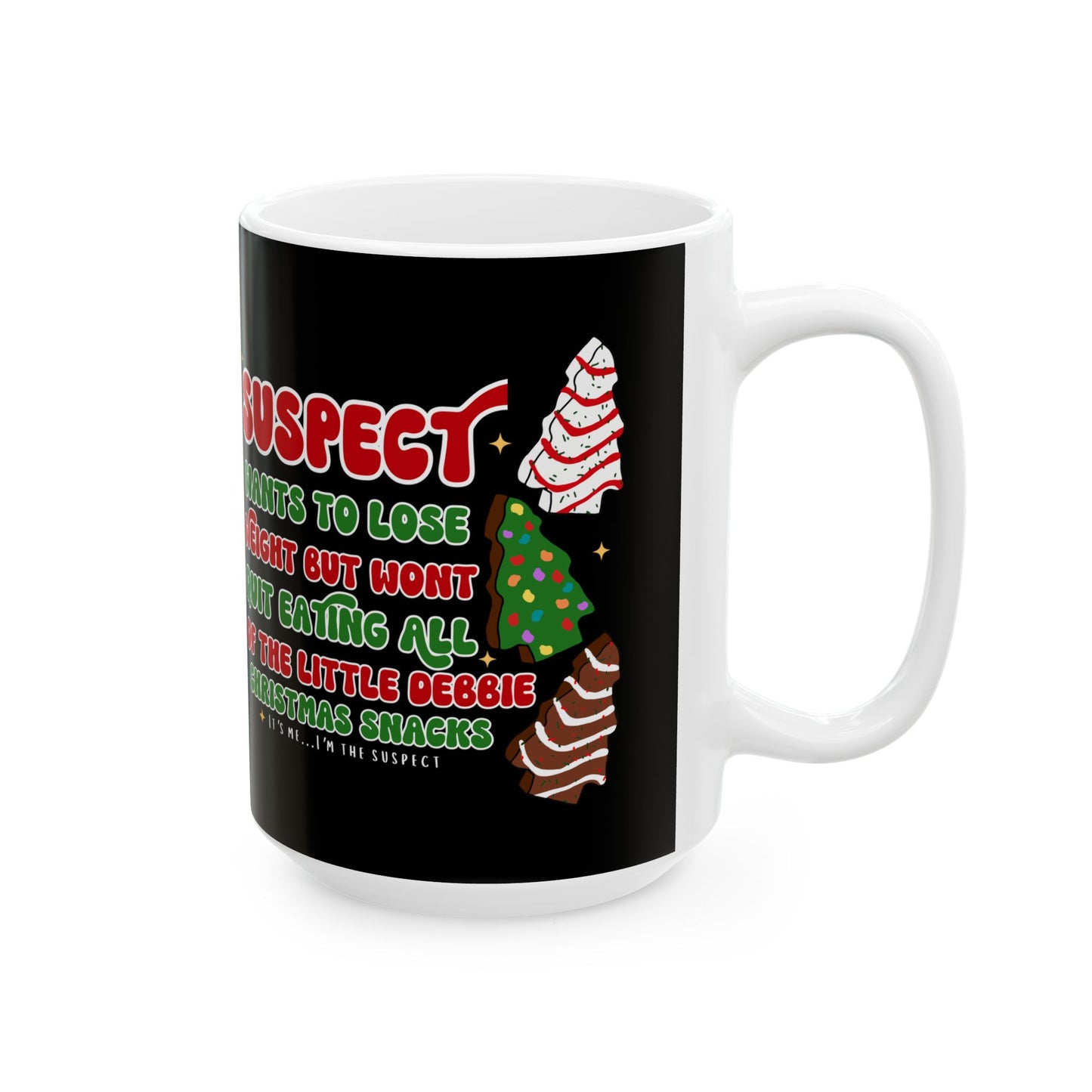 Funny Christmas Mug, Holiday Gift, Coffee Cup, Ceramic Cup, Gift for Him/Her, Humor Mug, Festive Drinkware