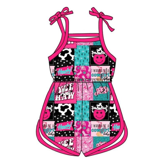Cowgirl Tie Romper
