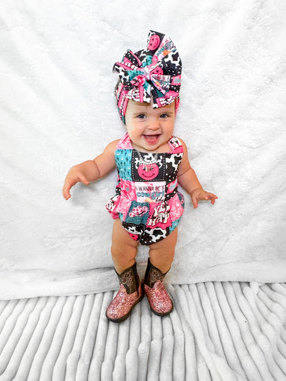 Cowgirl Halter Romper