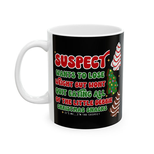 Funny Christmas Mug, Holiday Gift, Coffee Cup, Ceramic Cup, Gift for Him/Her, Humor Mug, Festive Drinkware