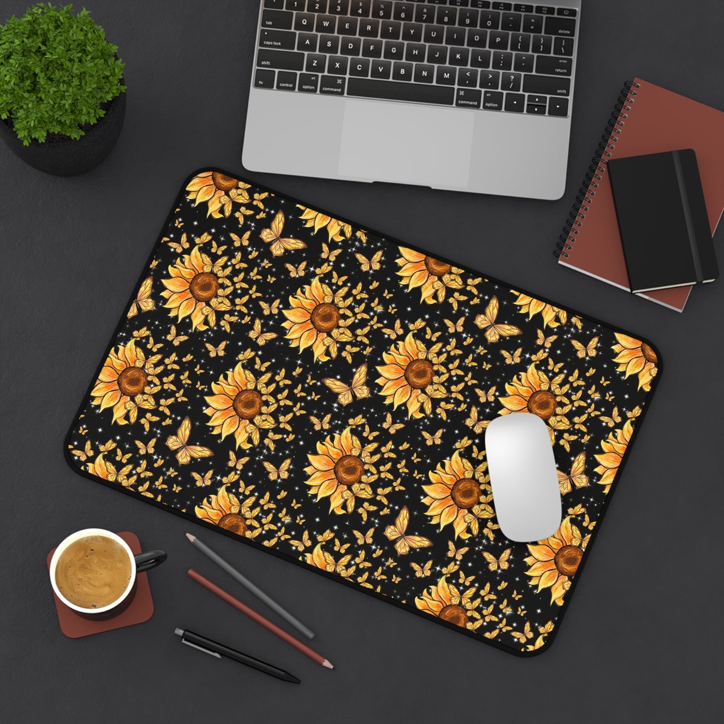 Sunflower Garden Desk Mat