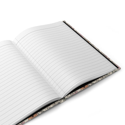 Floral Hardcover Journal - Nature-Inspired Notepad for Writing