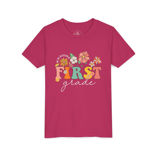 “We All Blossom in”… Back to School Tee