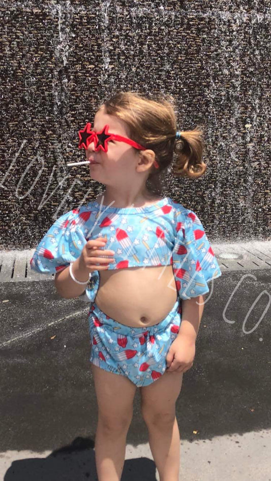 Bomb Pop Cropped Set