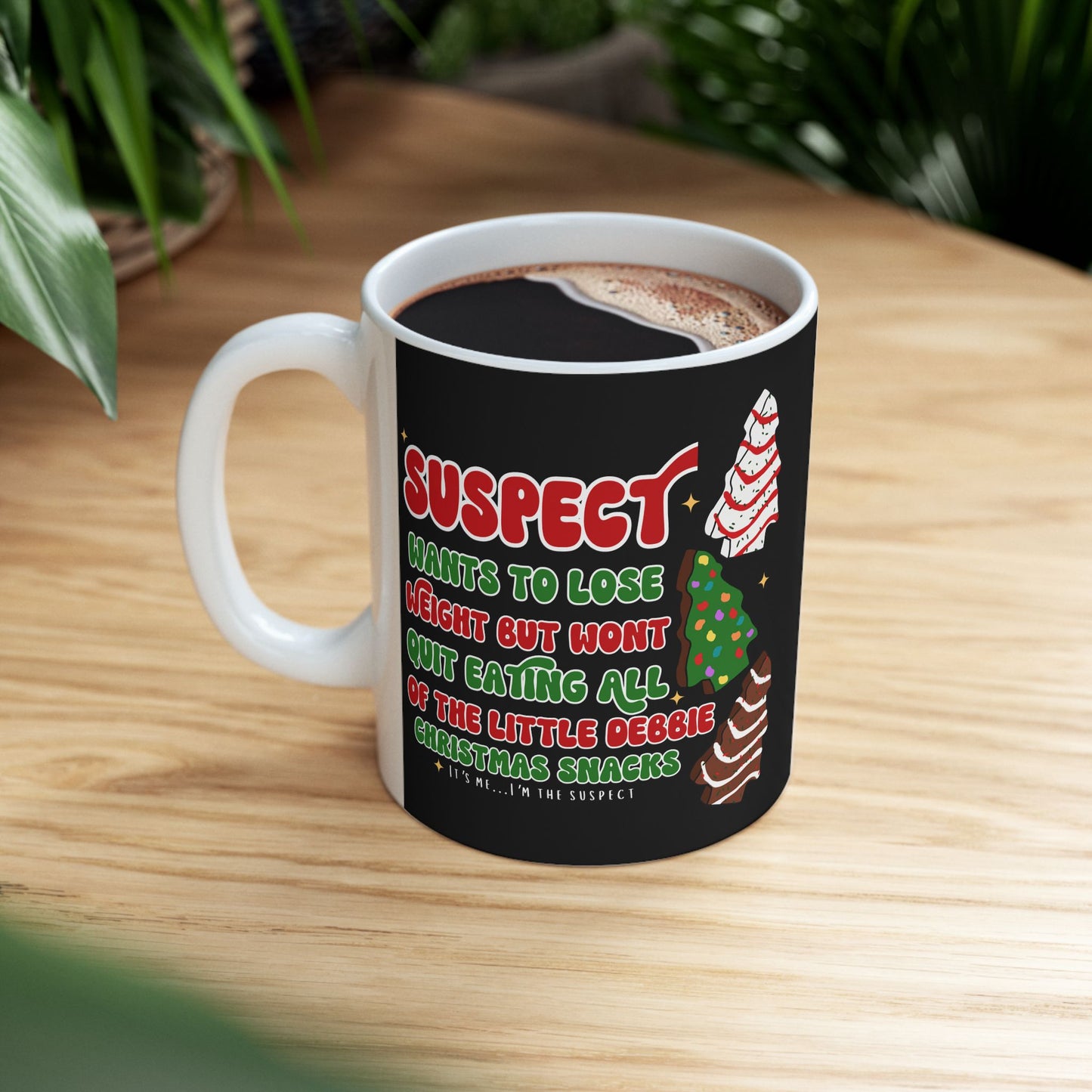 Funny Christmas Mug, Holiday Gift, Coffee Cup, Ceramic Cup, Gift for Him/Her, Humor Mug, Festive Drinkware