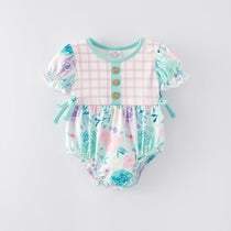 Spring Blue Romper