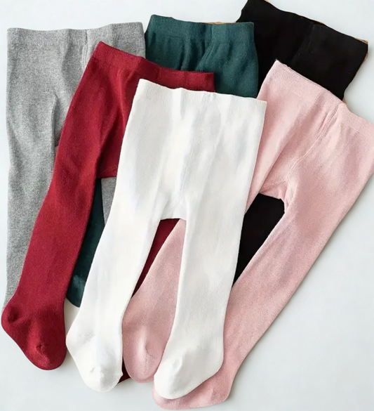 Footed Leggings 6 Solid Colors