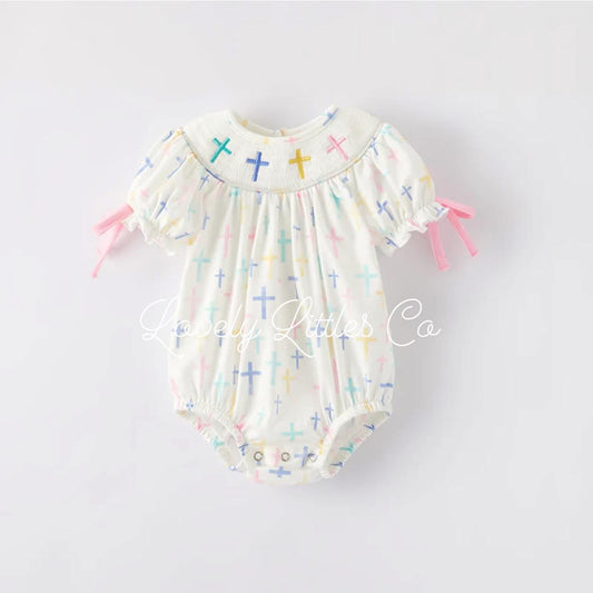 Blessed in Pastels Romper